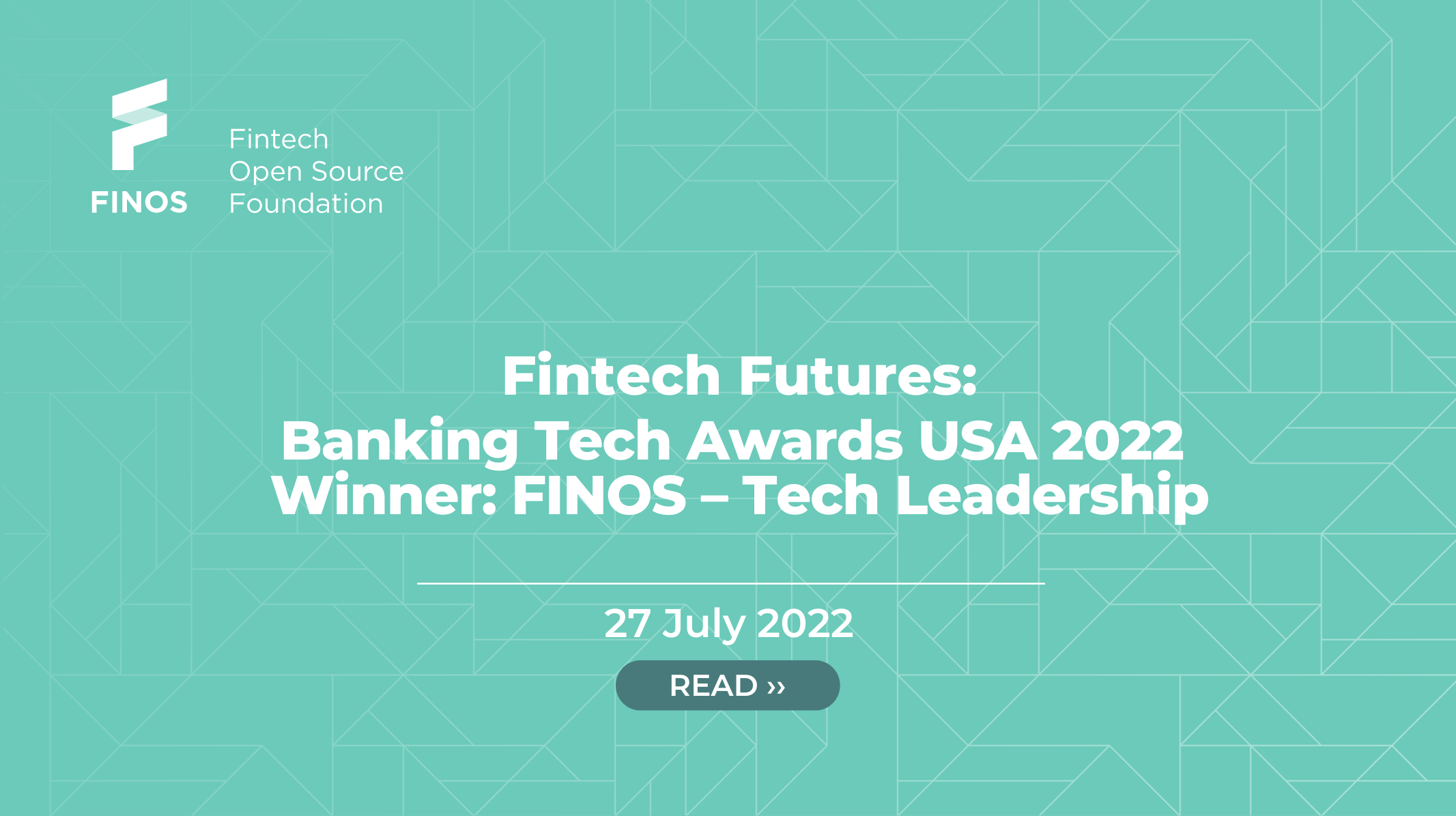 FINOS Resource Center Fintech Futures Banking Tech Awards USA 2022
